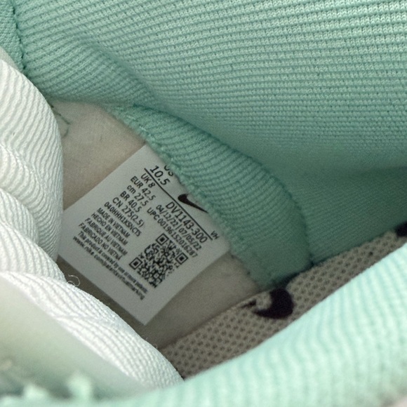 Level SS/New -Nike Wmns Dunk High 1985 'Green Denim' DV1143-300 Sz 10.5 - Picture 8 of 9